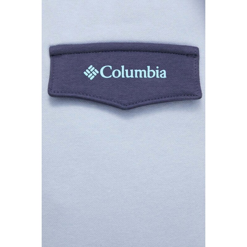 Columbia pantaloncini Lodge donna colore blu 2073461