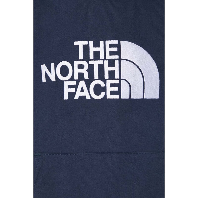 The North Face felpa in cotone M Light Drew Peak Pullover Hoodie uomo colore blu navy con cappuccio con applicazione NF00A0TE8K21