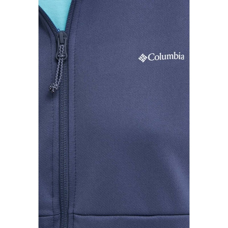 Columbia felpa da sport Boundless Trek colore blu navy con cappuccio 2073084