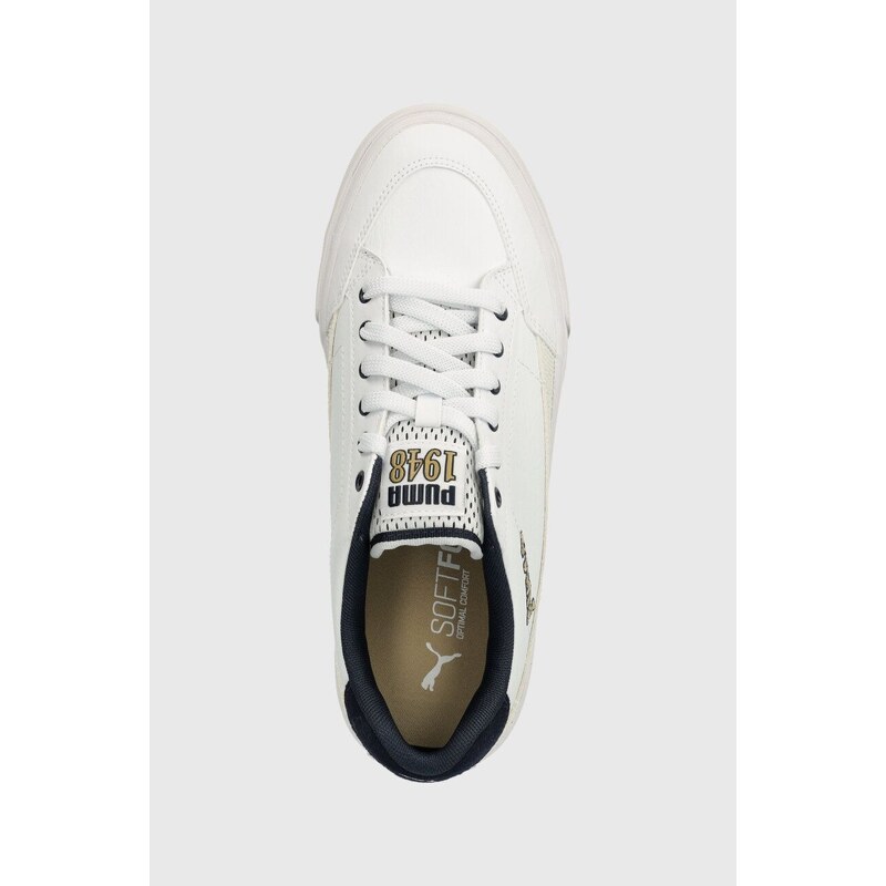 Puma scarpe da ginnastica Court Classic Vulc Retro Club uomo colore bianco 395089