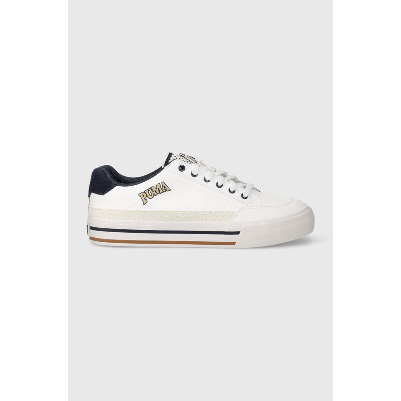 Puma scarpe da ginnastica Court Classic Vulc Retro Club uomo colore bianco 395089