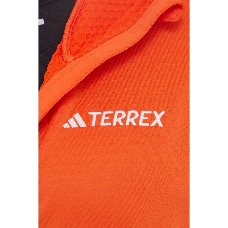 adidas TERREX felpa da sport Xperior colore arancione con cappuccio IQ3720