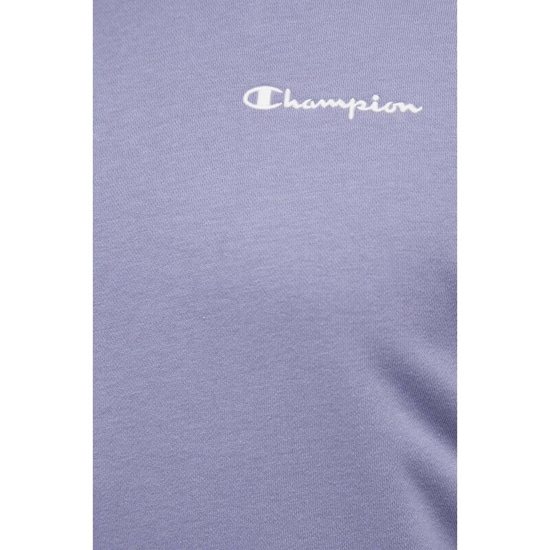 Champion felpa uomo colore violetto con cappuccio E20000