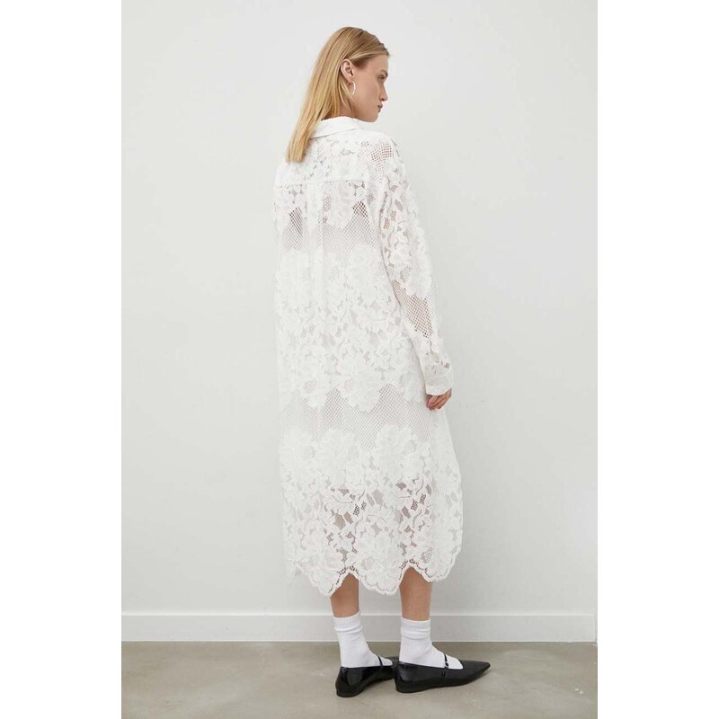 Herskind vestito in cotone colore bianco