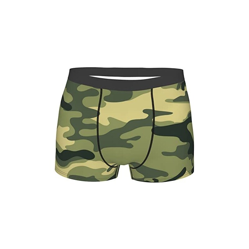 ZAKIRA Boxer Uomo In Tencel Modal | 3 Pezzi Morbido Elasticizzato Traspirante | Verde Oliva Taglia L | Certificato Oeko-Tex