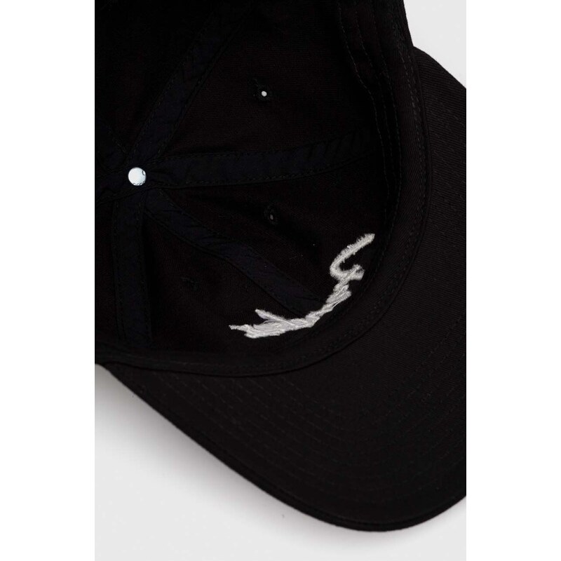 American Needle berretto da baseball in cotone Fender colore nero con applicazione