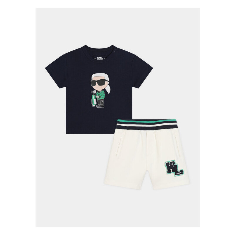 Completo T-shirt e pantaloncini Karl Lagerfeld Kids