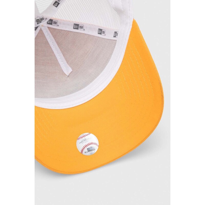New Era berretto da baseball colore arancione con applicazione NEW YORK YANKEES