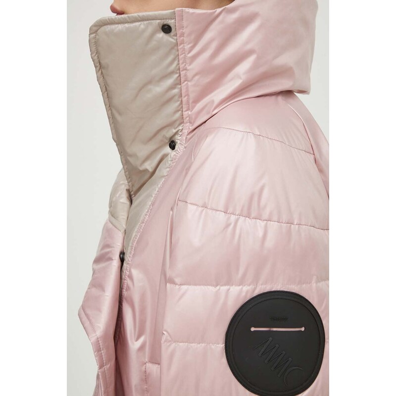 MMC STUDIO giacca in piuma reversibile donna colore rosa