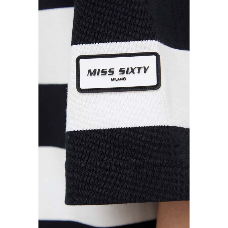 Miss Sixty polo in cotone colore nero