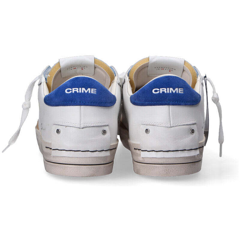 Crime London SK8 Deluxe bianco beige blu