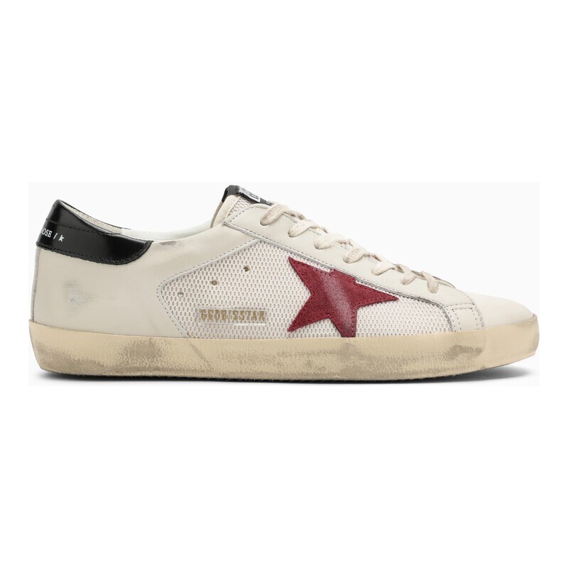 Golden Goose Sneaker Super-Star bianca/rossa/nera