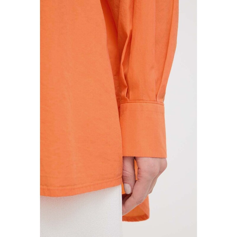 Silvian Heach camicia in cotone donna colore arancione