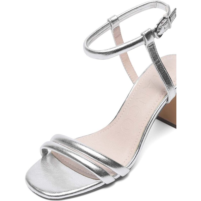 Bianco sandali BIACHERRY colore argento 11200102