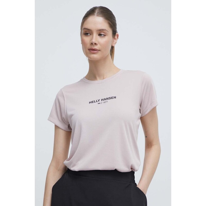 Helly Hansen t-shirt donna colore rosa