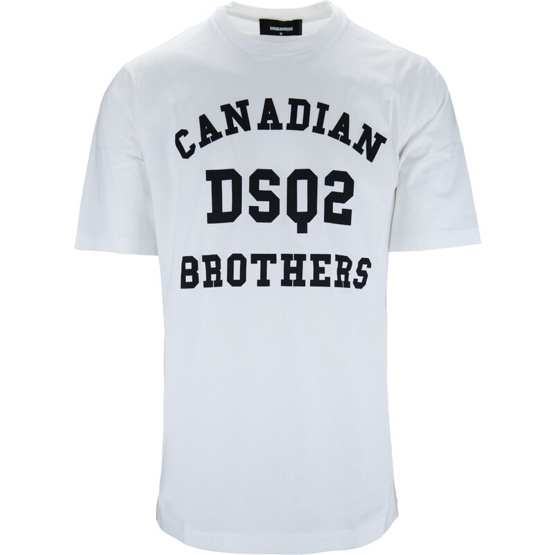 DSQUARED2 S74GD1037 100 T-Shirt-XL Bianco Cotone