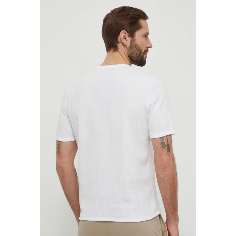 BOSS t-shirt uomo colore bianco