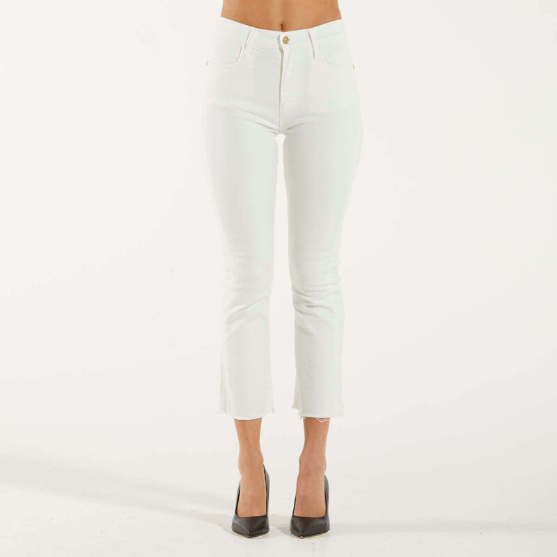 Cycle jeans kate crop bianco