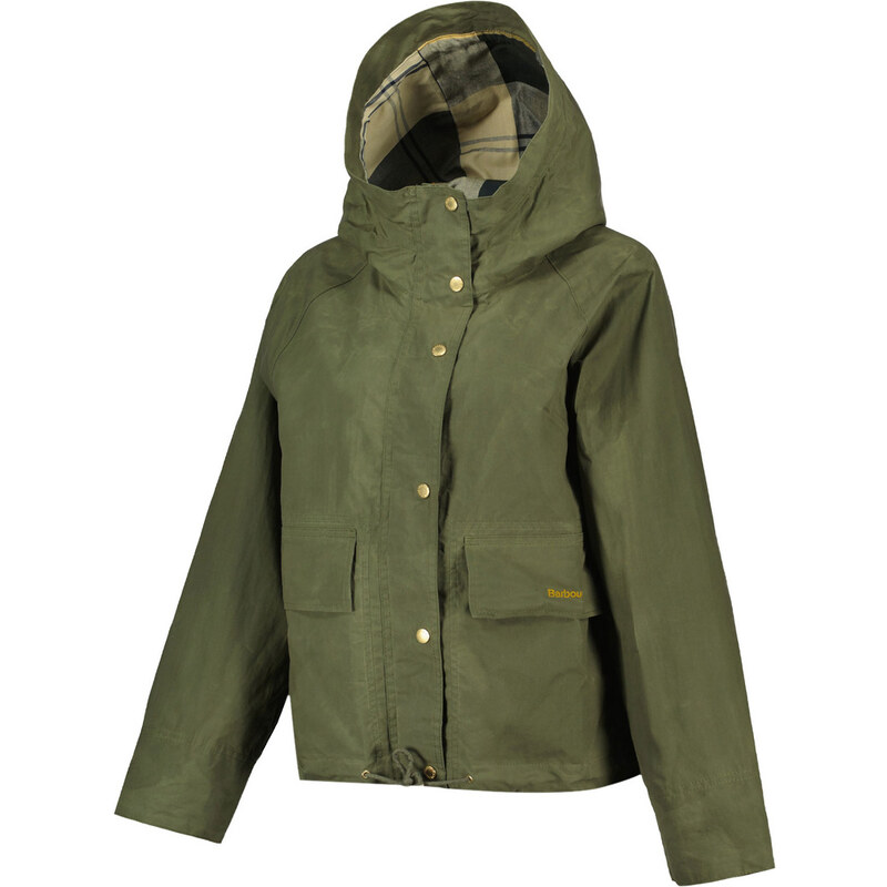 BARBOUR PARKA CORTO IN COTONE SHOWERPROOF NITH DONNA