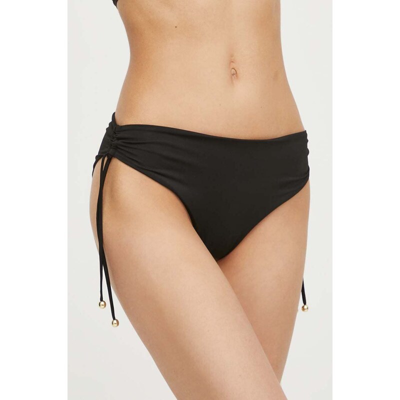Max Mara Beachwear slip da bikini colore nero