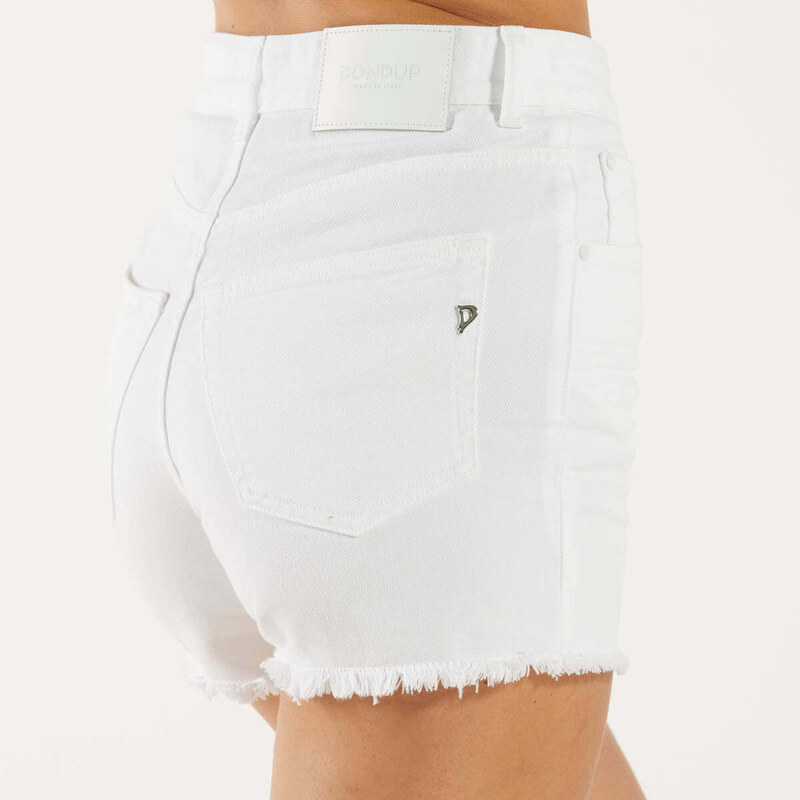 Dondup shorts Stella bianco