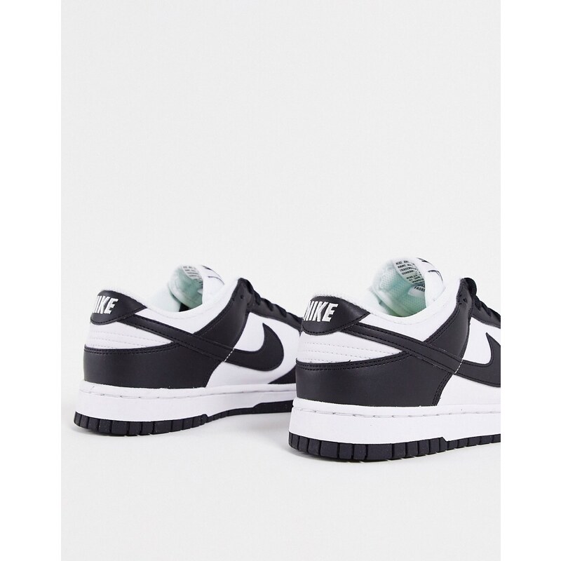 Nike - Dunk - Sneakers basse bianche e nere-Bianco