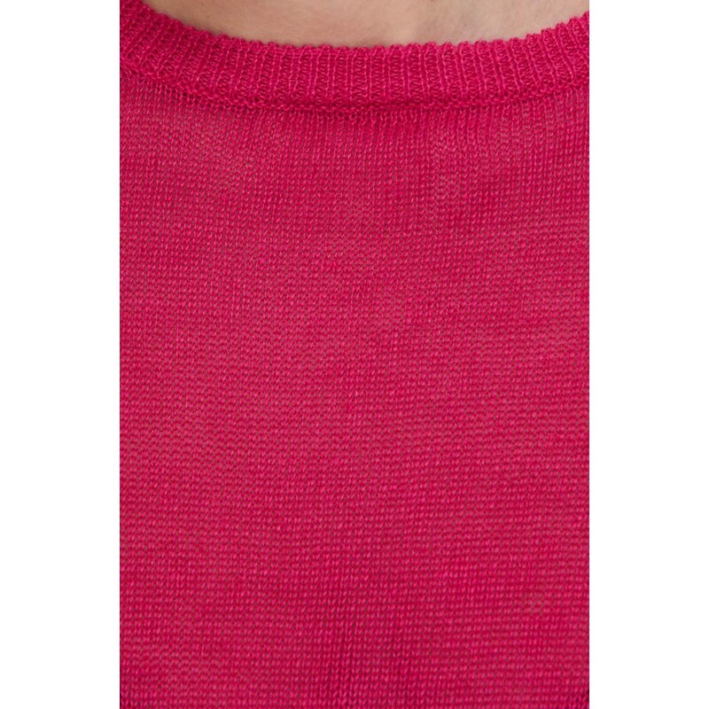 Weekend Max Mara maglione in seta colore rosa