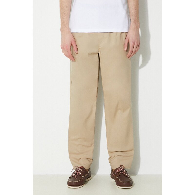 New Balance pantaloni Twill Straight Pant 30" uomo colore beige MP41575SOT