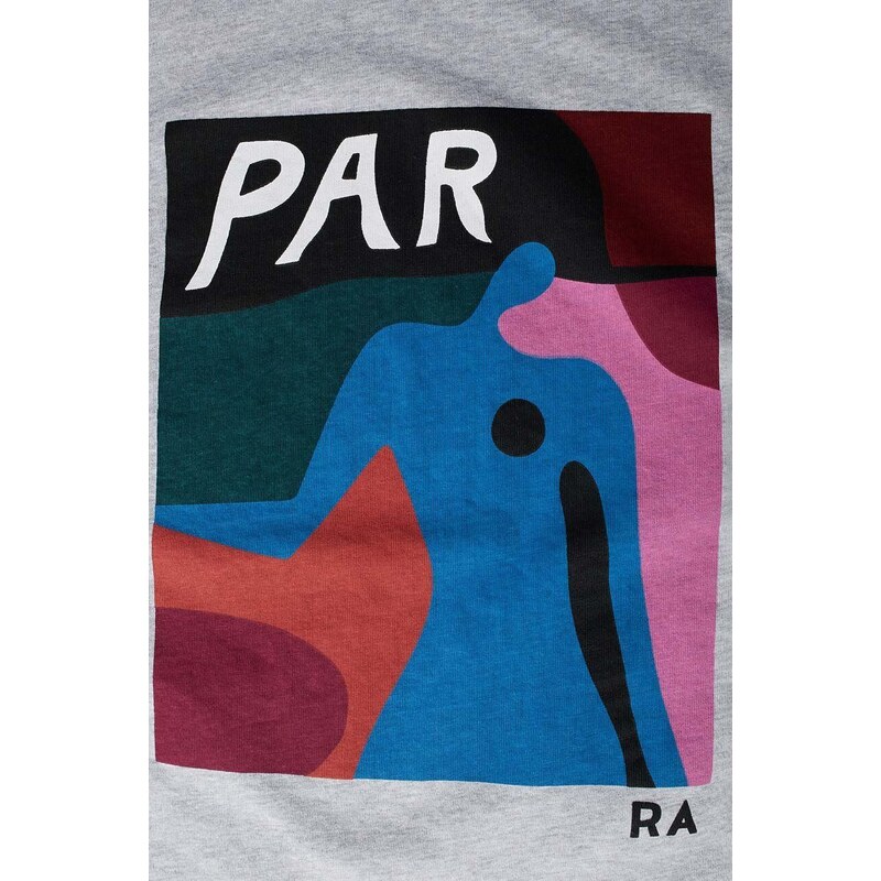 by Parra t-shirt in cotone Ghost Caves uomo colore grigio 51100