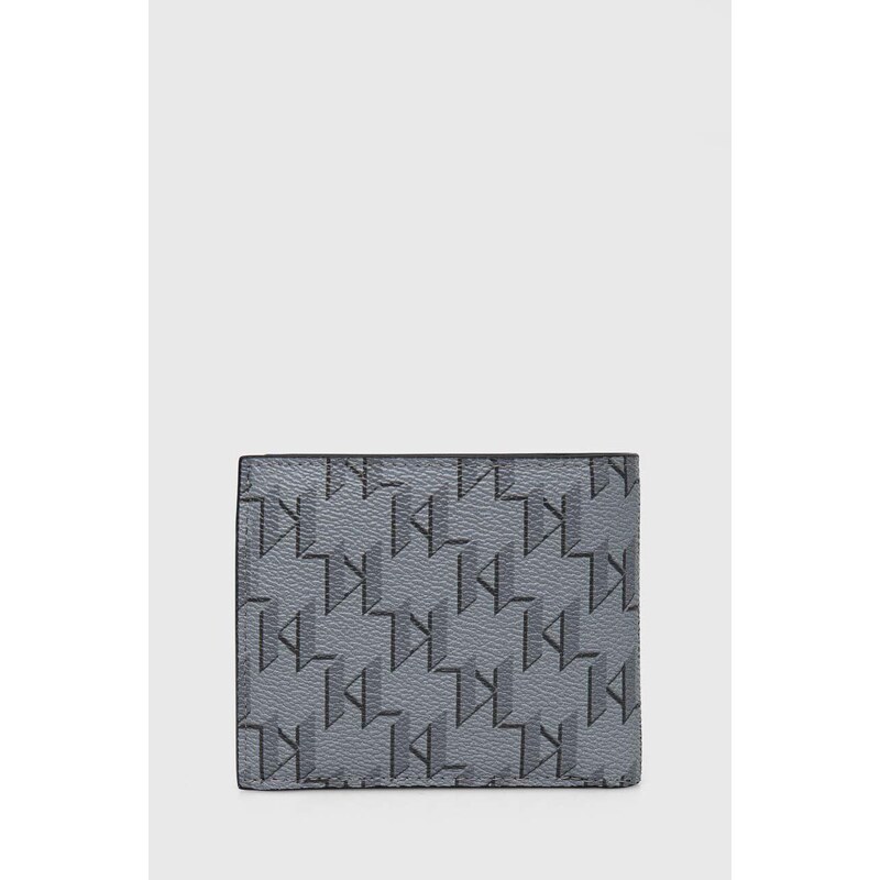 Karl Lagerfeld portafoglio uomo colore grigio