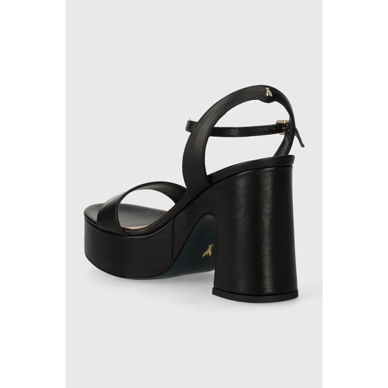 Patrizia Pepe sandali in pelle colore nero 8X0065 L048 K103