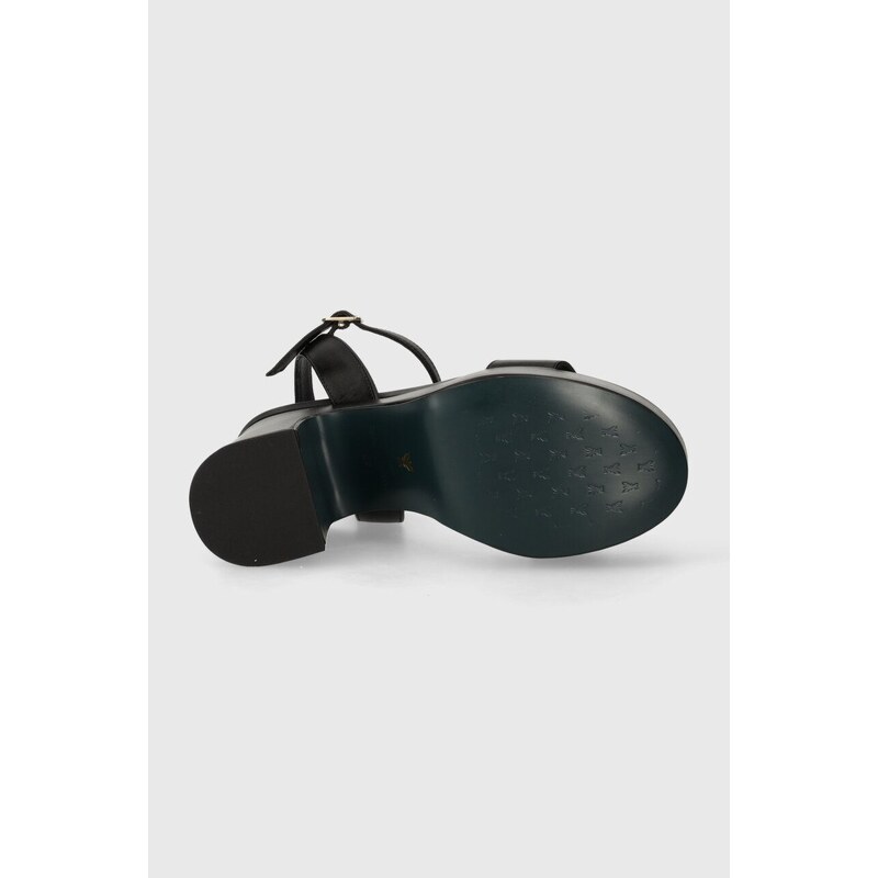 Patrizia Pepe sandali in pelle colore nero 8X0065 L048 K103