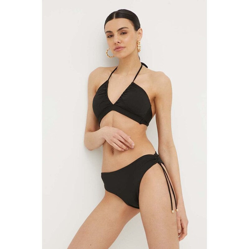 Max Mara Beachwear top bikini colore nero
