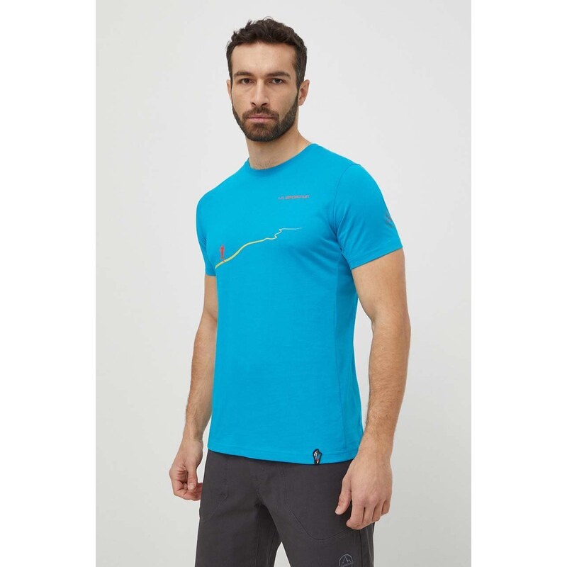 LA Sportiva t-shirt Trail uomo colore blu F27614614