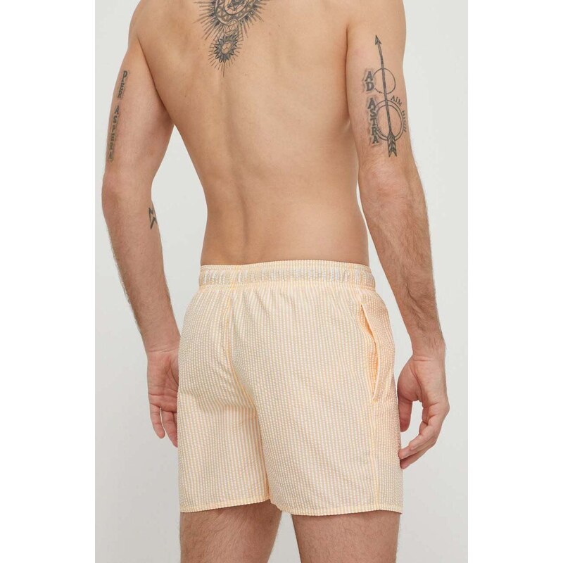adidas pantaloncini da bagno colore arancione IR6205