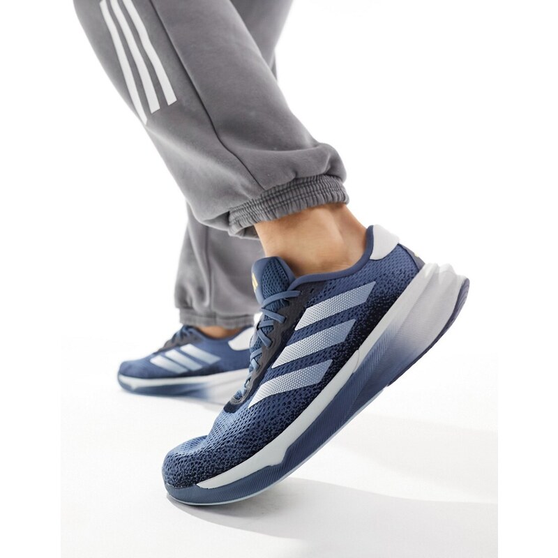 adidas performance adidas - Running Supernova Stride - Sneakers blu navy e argento