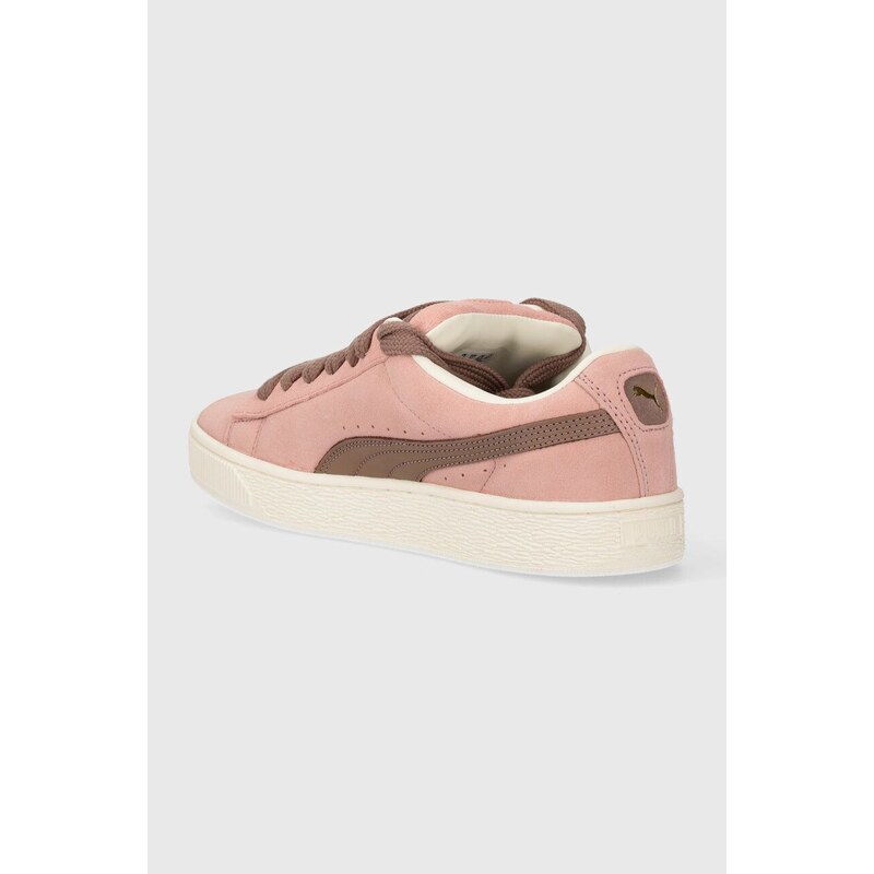 Puma sneakers in pelle Suede XL colore rosa 395205 396402