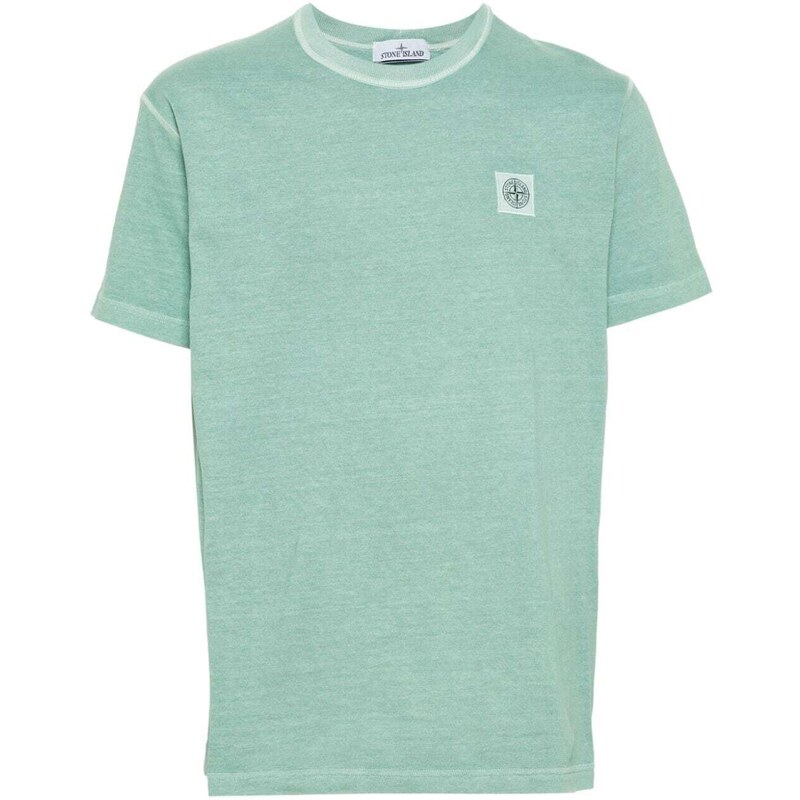 Stone Island T-shirt basic verde chiaro