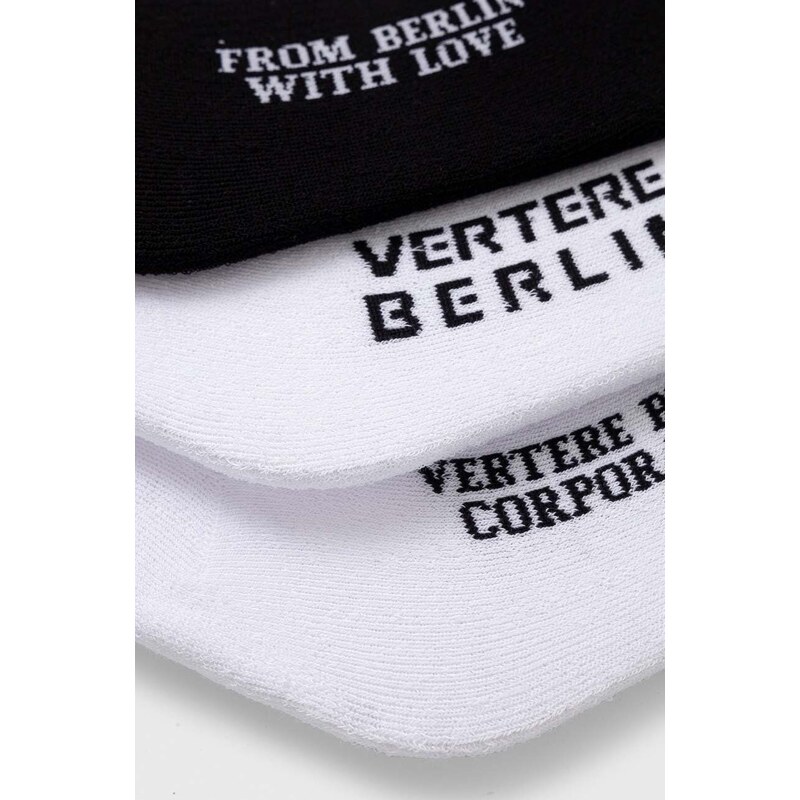 Vertere Berlin calzini pacco da 3 colore bianco
