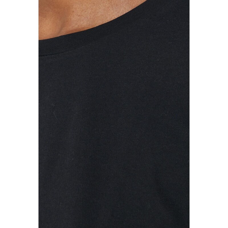 Samsoe Samsoe t-shirt in cotone colore nero
