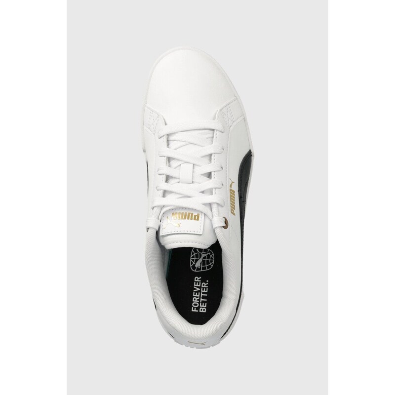 Puma sneakers in pelle Karmen Wedge colore bianco 390985