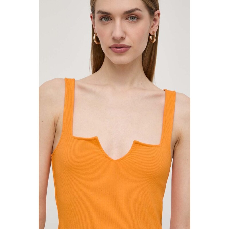Karl Lagerfeld top donna colore arancione