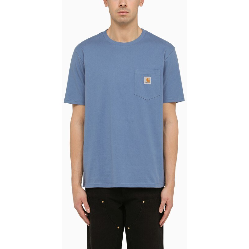Carhartt WIP S/S Pocket T-Shirt azzurra