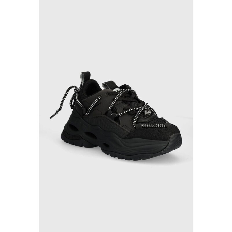 Buffalo sneakers Triplet Lace colore nero 1630920.BLK