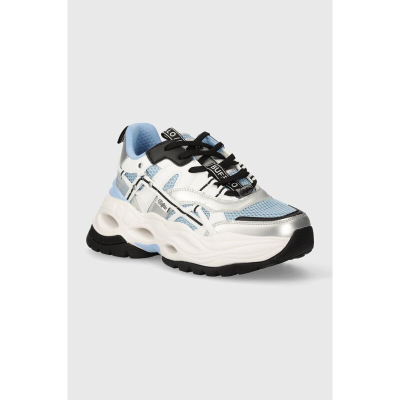 Buffalo sneakers Triplet Hollow colore blu 1636156.SLV