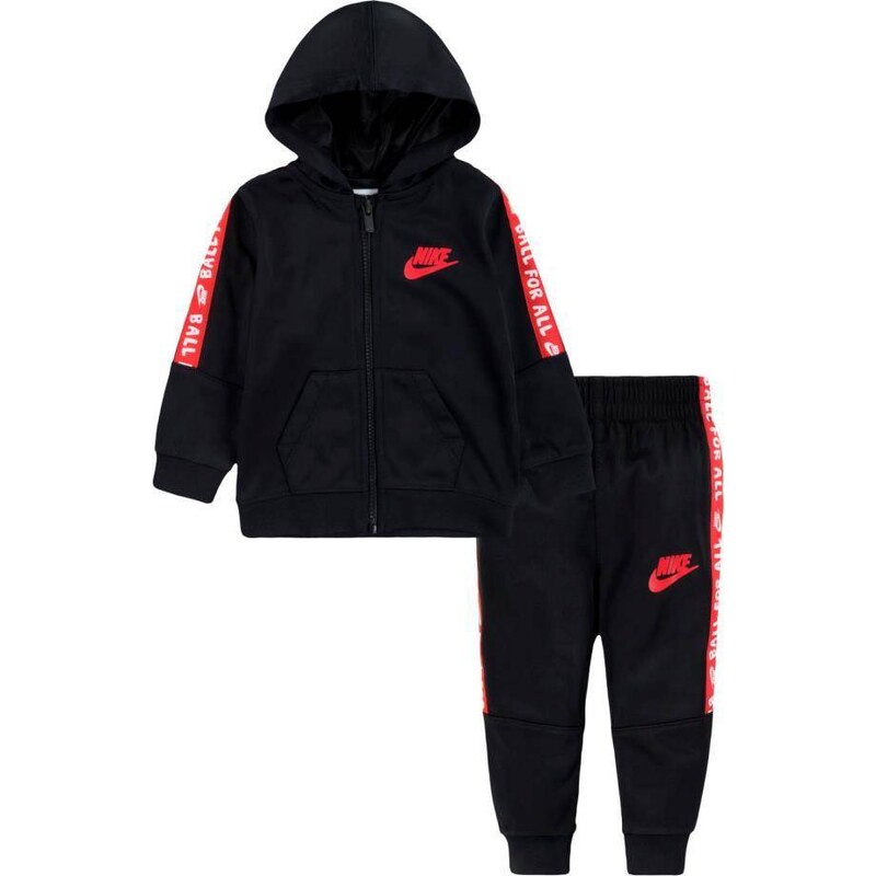 Nike Tuta Felpa E Pantalone Con Full Zip black kids
