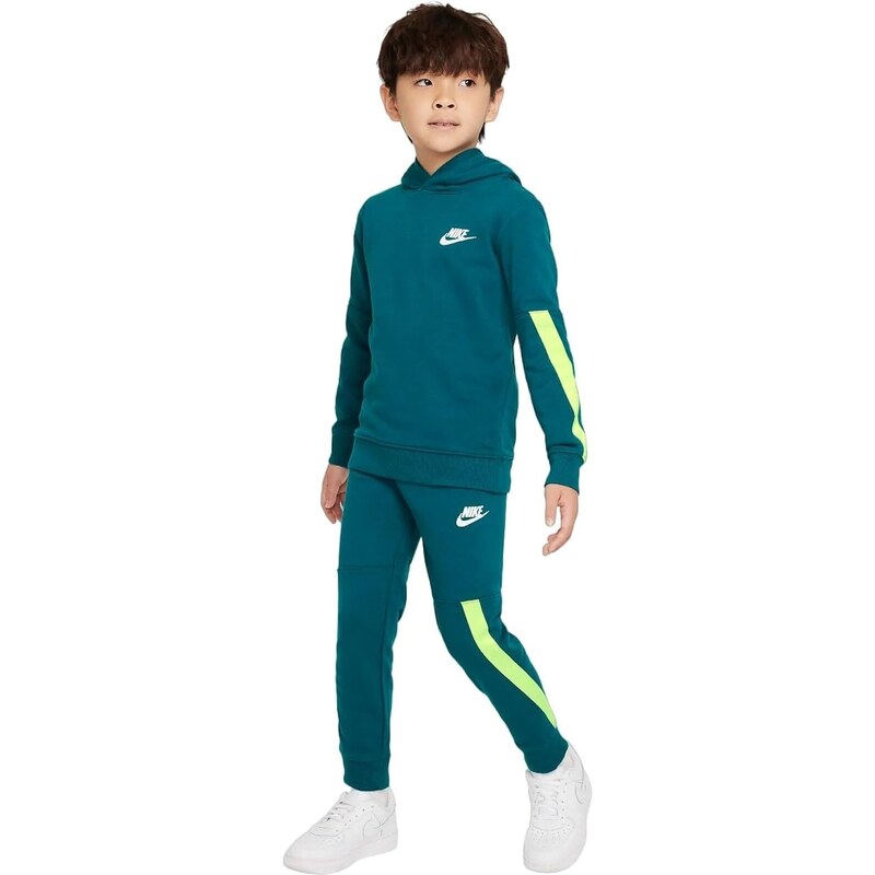 Nike Tuta da Bambini Tape Fleece Verde kids