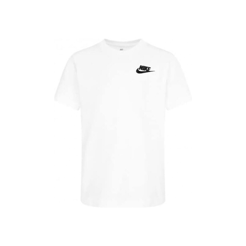 Nike Sportswear T-shirt in cotone mini logo white kids