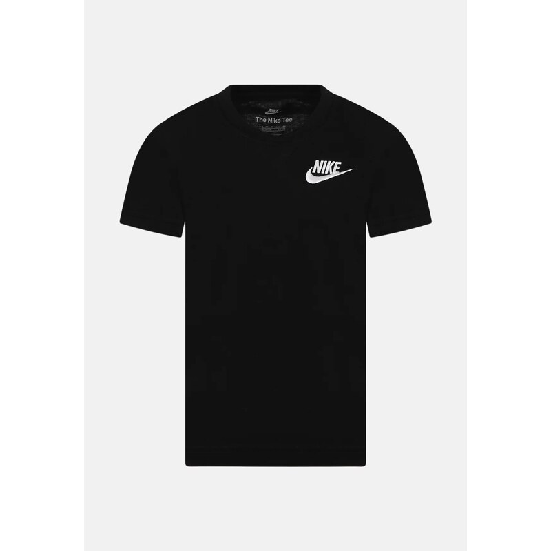 Nike Sportswear T-shirt in cotone mini logo black kids