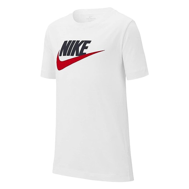 Nike Sportswear T-shirt in cotone white kids